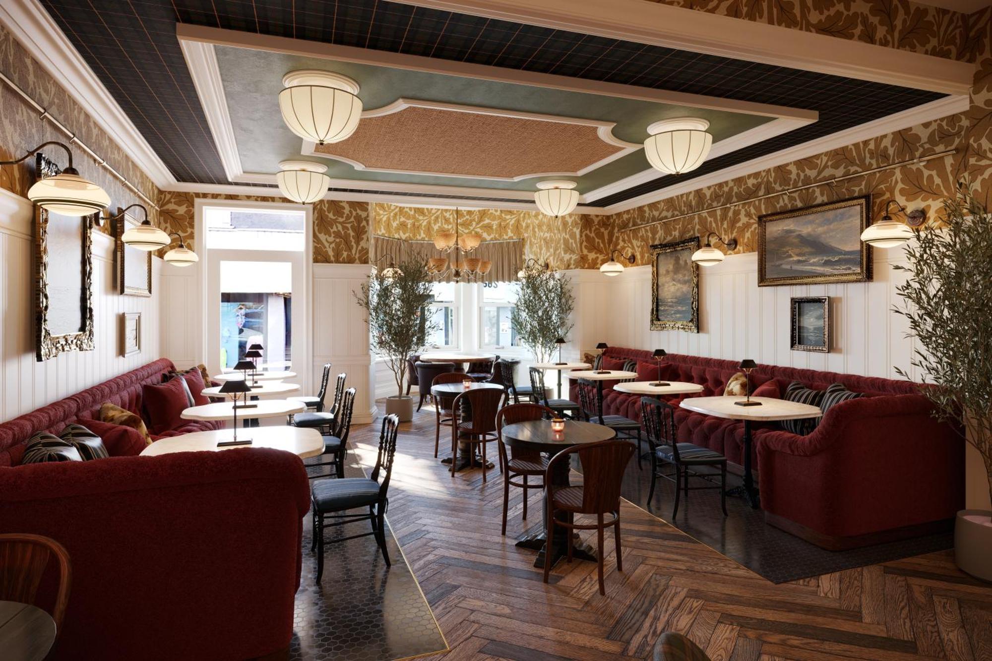 Portrush Adelphi Hotel Exterior photo Interior of the restaurant